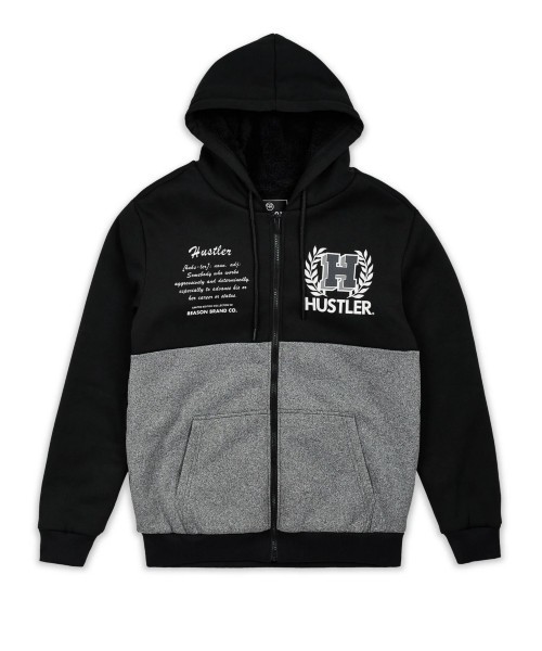 BG62)REASON CLOTHING HUSTLER ジップアップパーカー/RCH-18/L/USサイズ/リーズンクロージング