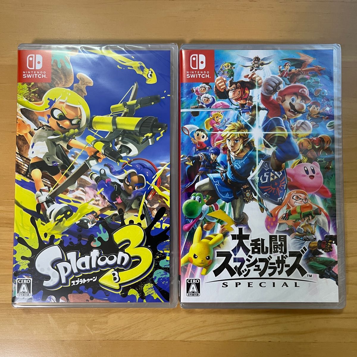 新品未開封 スプラトゥーン3 大乱闘スマッシュブラザーズ Switch