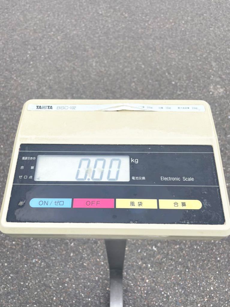 デジタル台はかり TANITA BSC-102ステンレストレー 体重計 計量器