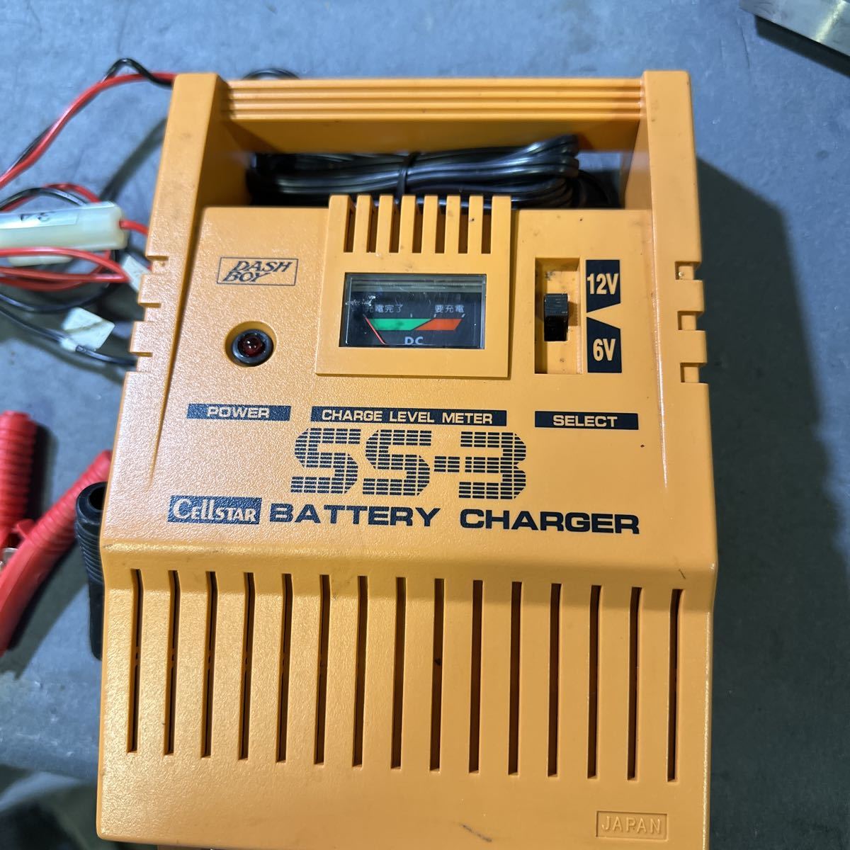 セルスター工業 CELLSTAR バッテリー充電器 SS-3 DC-6V 12V