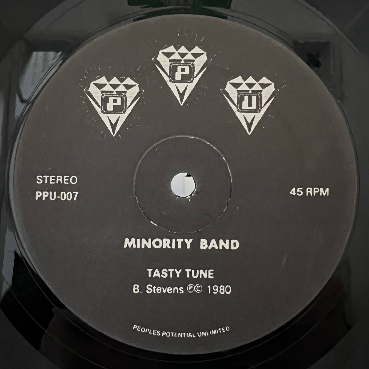 Boogie Funk 12 - Minority Band - Tasty Tune - Peoples Potential Unlimited - VG+_画像3