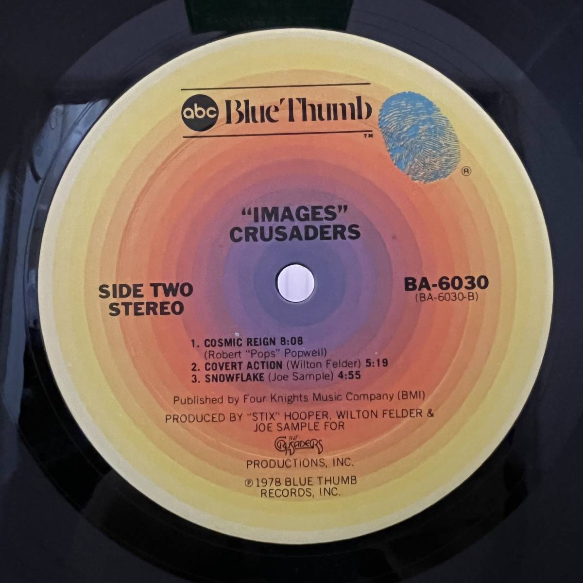 Jazz Funk LP - The Crusaders - Images - ABC Blue Thumb - VG+ - シュリンク付 - ④_画像4