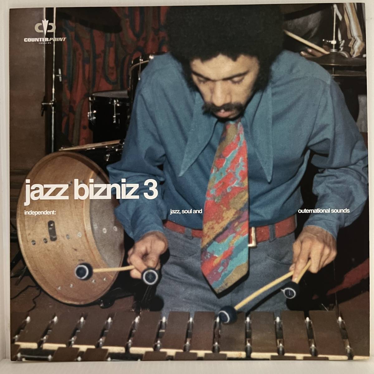 Jazz Funk LP - Various - Jazz Bizniz 3 - Independent: Jazz, Soul And Outernational Sounds - Counterpoint - VG+_画像1