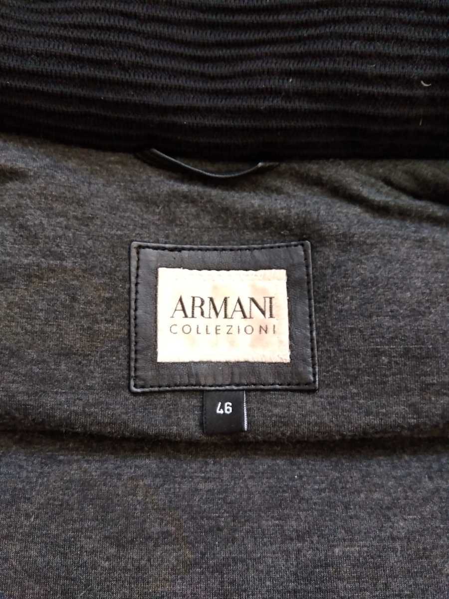 ARMANI COLLEZIONI アルマーニ コレツォーニ最高級 レザーダウン
