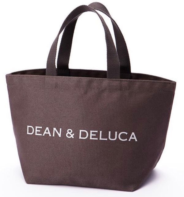 国内直営店購入☆DEAN & DELUCA チャリティートート2022　ダークブラウン Sサイズ　ディーンアンドデルーカ　トートバッグ　エコバッグ茶色_画像1