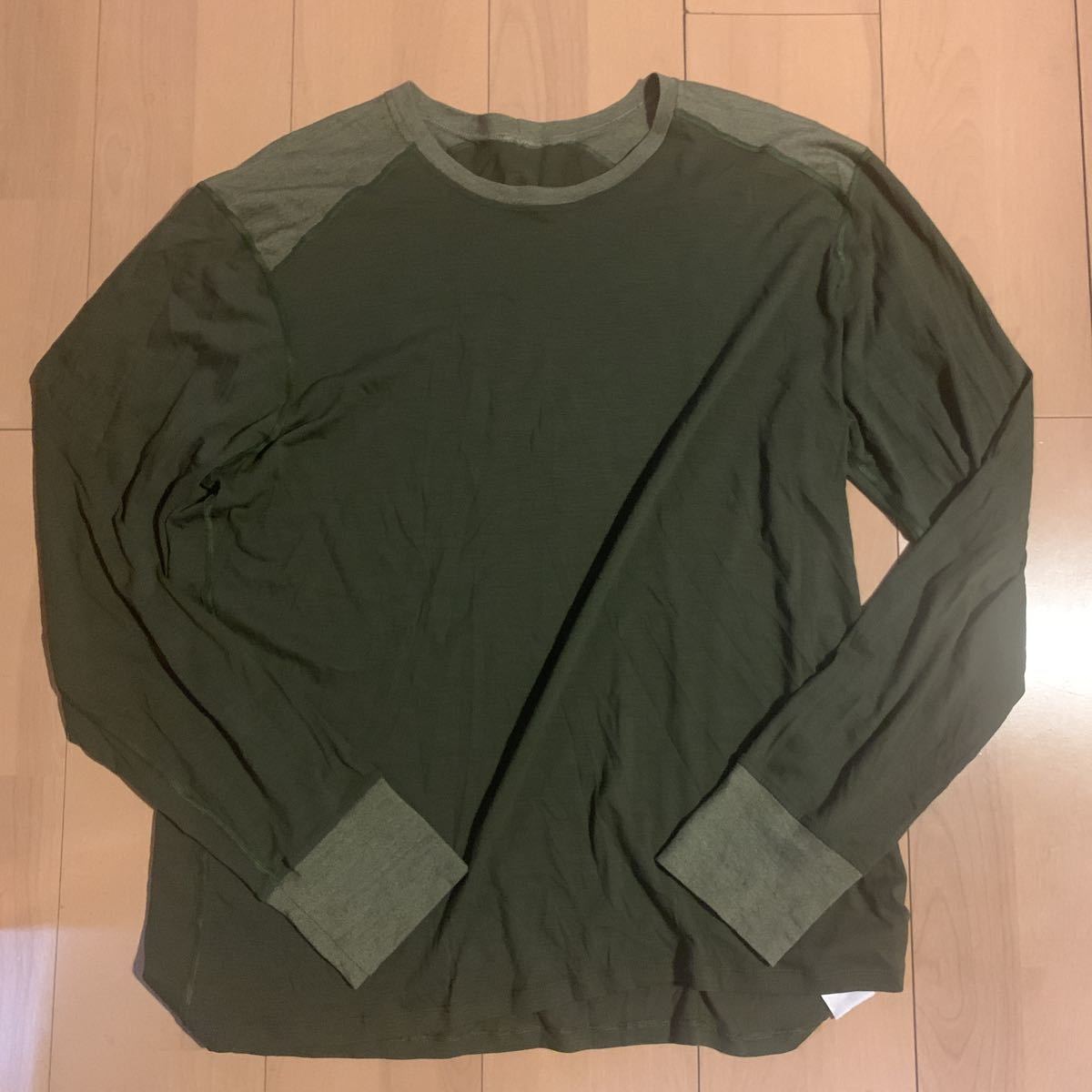 【Patagonia】パタゴニア 長袖Tシャツ MERINO LIGHTWEIGHT CREW メリノライトウェイトクルー sty 36425F9 XL 登山 トレッキング_画像1