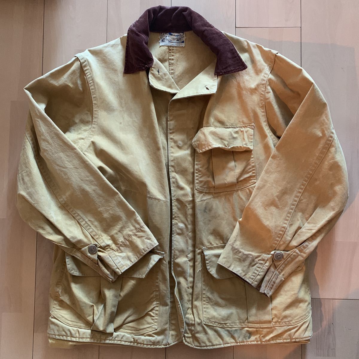 50's【HINSON Bodyguard】ビンソン ハンティングジャケット ビンテージ 犬タグ USA製 hunting JACKET vintage ダック地 RRL キャンプ_画像1