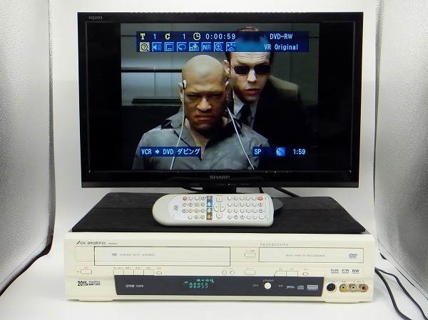 ●良品●オーバーホール済み●ビデオ⇔DVDかんたんダビング●DXアンテナ●DVR200E3●ビデオ一体型DVDレコーダー●付属品一式付き●の画像6