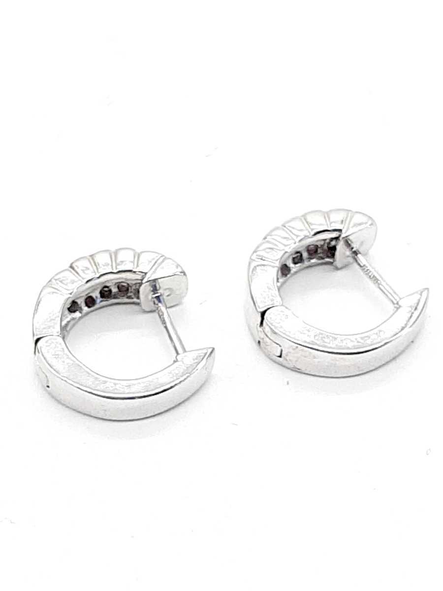 K18WG☆天然ダイヤ0.06ct☆ピアス☆81 | www.busybuddiesinc.com