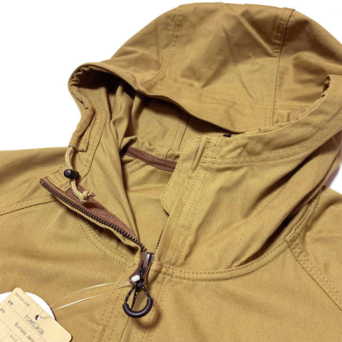  new goods L size Marmot burner Be jacket light brown yellow Stone TOMSJK08 mountain climbing camp mountain parka outer 