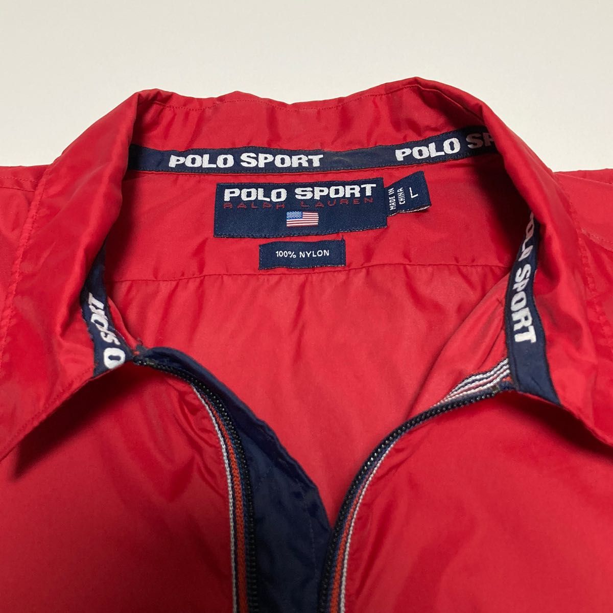 90s POLO SPORT ナイロンジャケット ハーフジップ ポロスポーツ