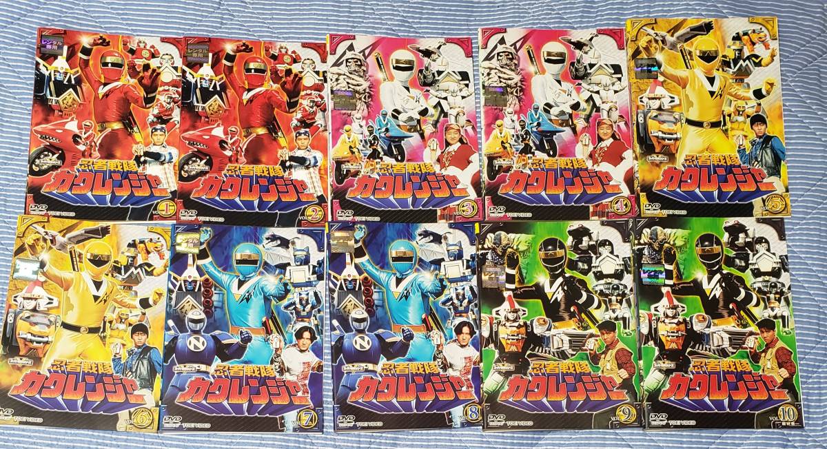 【在庫有】DVD/ブルーレイ忍者戦隊カクレンジャー DVD 全10巻 全話 レンタル落ち 送料無料 ケインコスギ