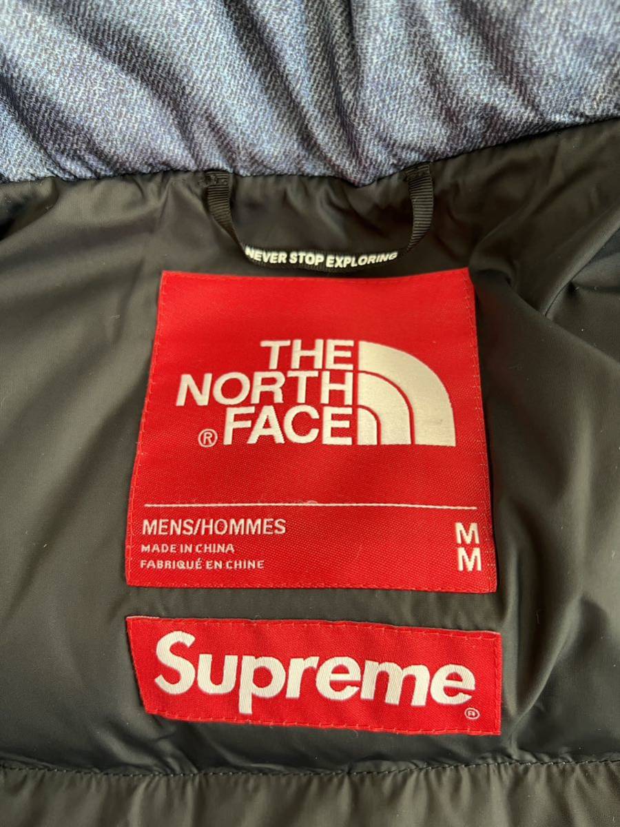 Supreme M THE NORTH FACE Nuptse 700fill ダウンジャケット ノースフェイスヌプシ DOWN JACKET  ボックスロゴ