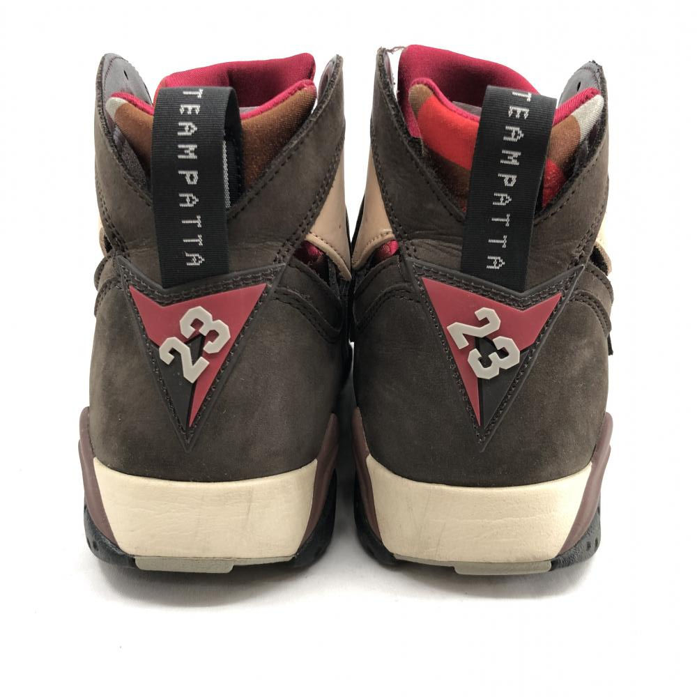 【中古】NIKE × Patta AIR JORDAN 7 RETRO Brown エアジョーダン7 ブラウン サイズ28cm AT3375-200 ナイキ×パタ[240017534175]_画像3