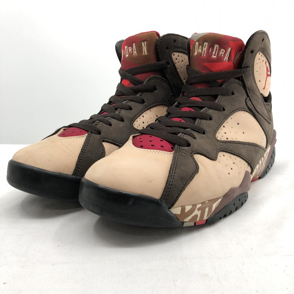 【中古】NIKE × Patta AIR JORDAN 7 RETRO Brown エアジョーダン7 ブラウン サイズ28cm AT3375-200 ナイキ×パタ[240017534175]_画像1