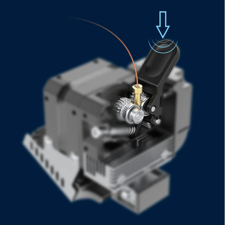 3Dプリンター スプライトエクストルーダー ダイレクト式エクストルーダー デュアルギア供給 耐熱温度260℃ Ender-3 S1 Ender-3 S1 Plus用の画像9