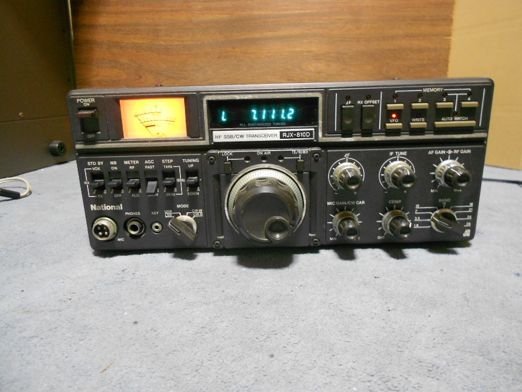 National RJX-810D HF 100W 無線機 SSB/CW TRANSCEIVER
