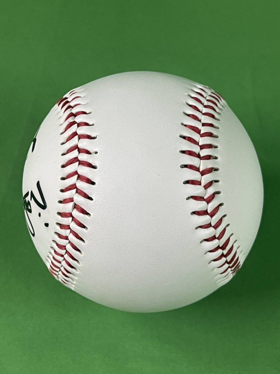  Hanshin Tigers red star . wide #53 with autograph ball ⑤