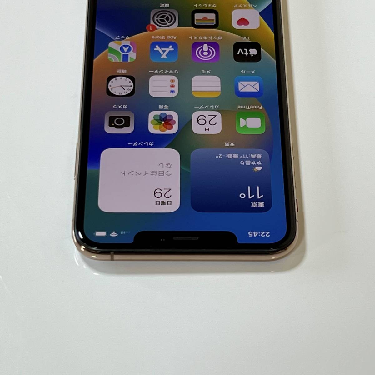 SIMフリー iPhone Xs Max ゴールド 256GB MT6W2J/A バッテリー最大容量81％ アクティベーションロック解除済の画像6