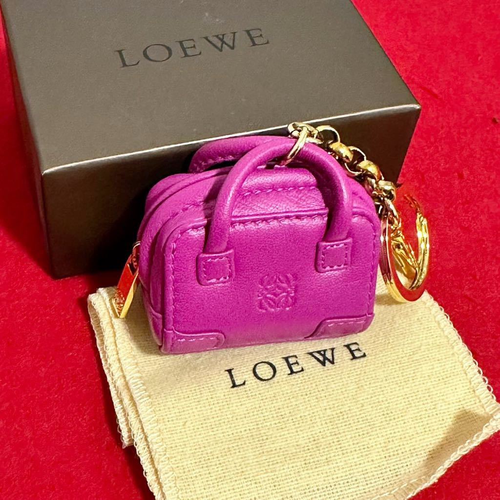 ゴッホ 星月夜 美品☆ LOEWE ロエベ アマソナ キーホルダー チャーム