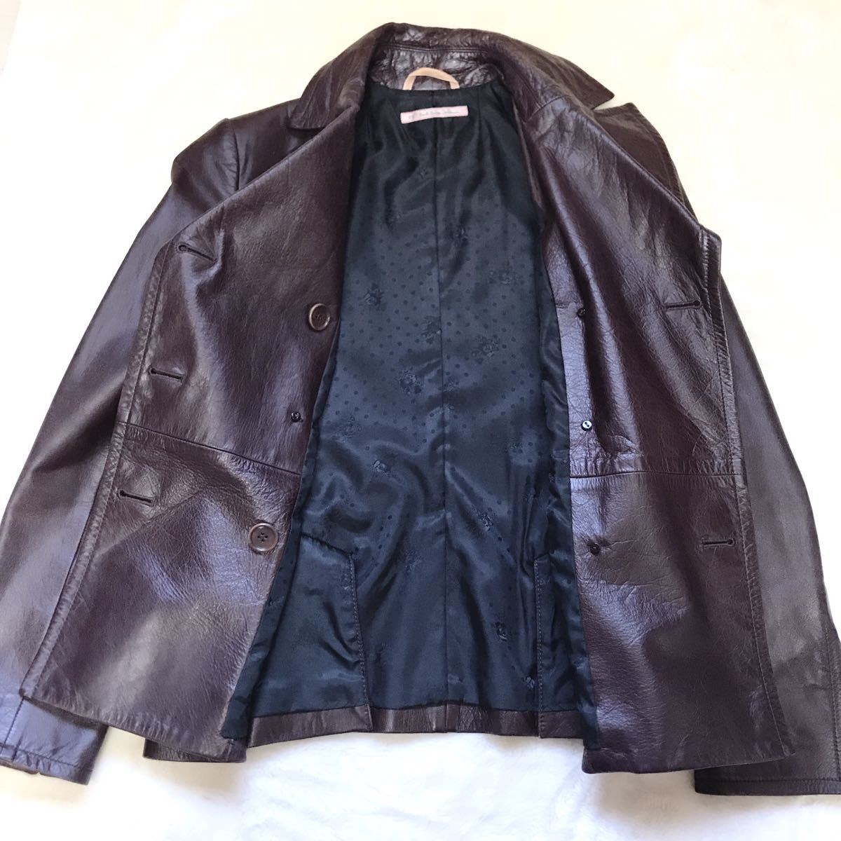 希少 paul smith women ポールスミス レザージャケット 本革 | b-a-i.com
