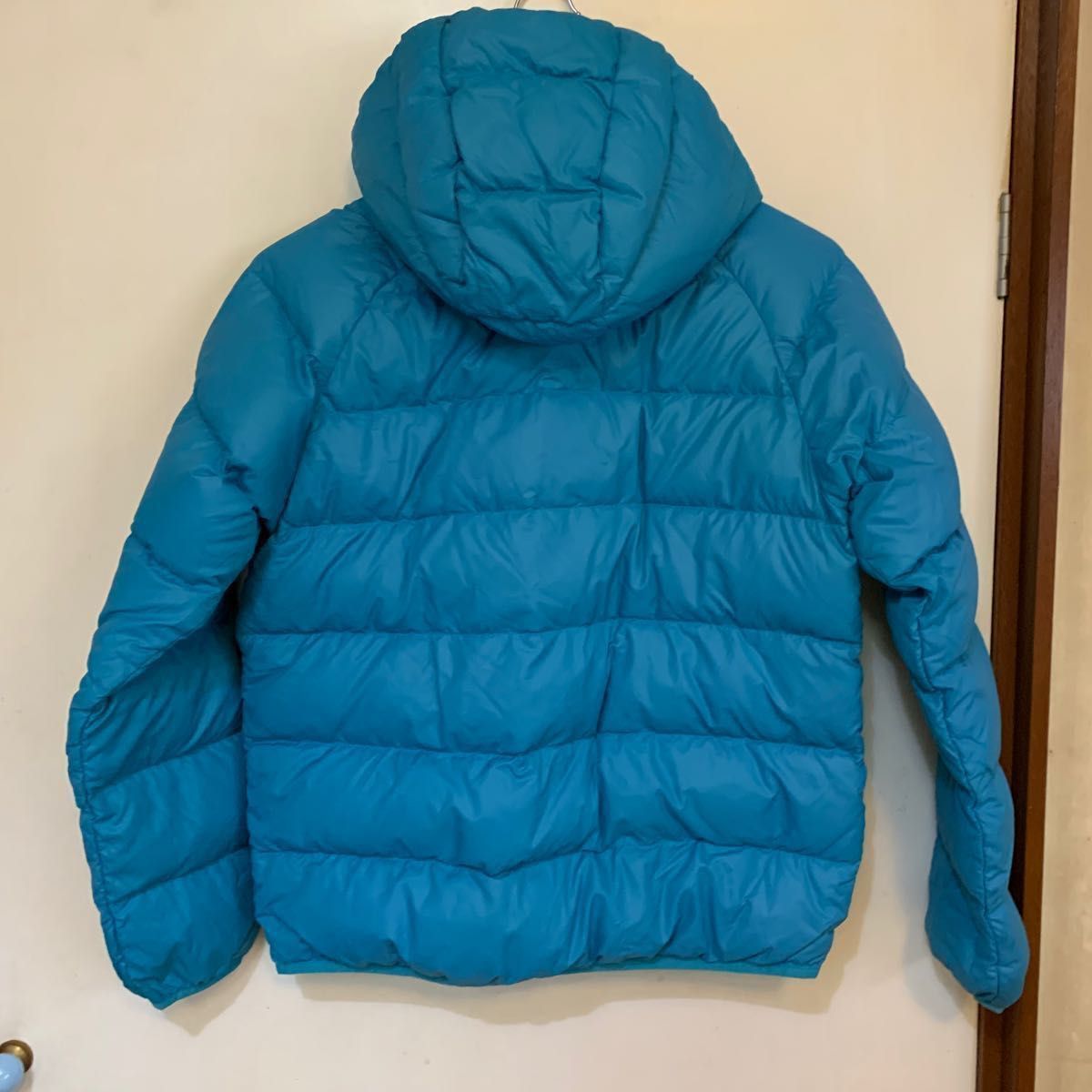 モンベル ネージュダウンパーカ 160㎝サイズ 水色 フカフカ モンベル ネージュダウンパーカ 160㎝サイズ 水色 フカフカ