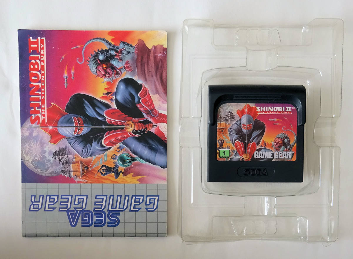 GG..-.-. extension II.2 G.G. SHINOBI PART 2 THE SILENT FURY EU version * SEGA GAMEGEAR Sega Game Gear 