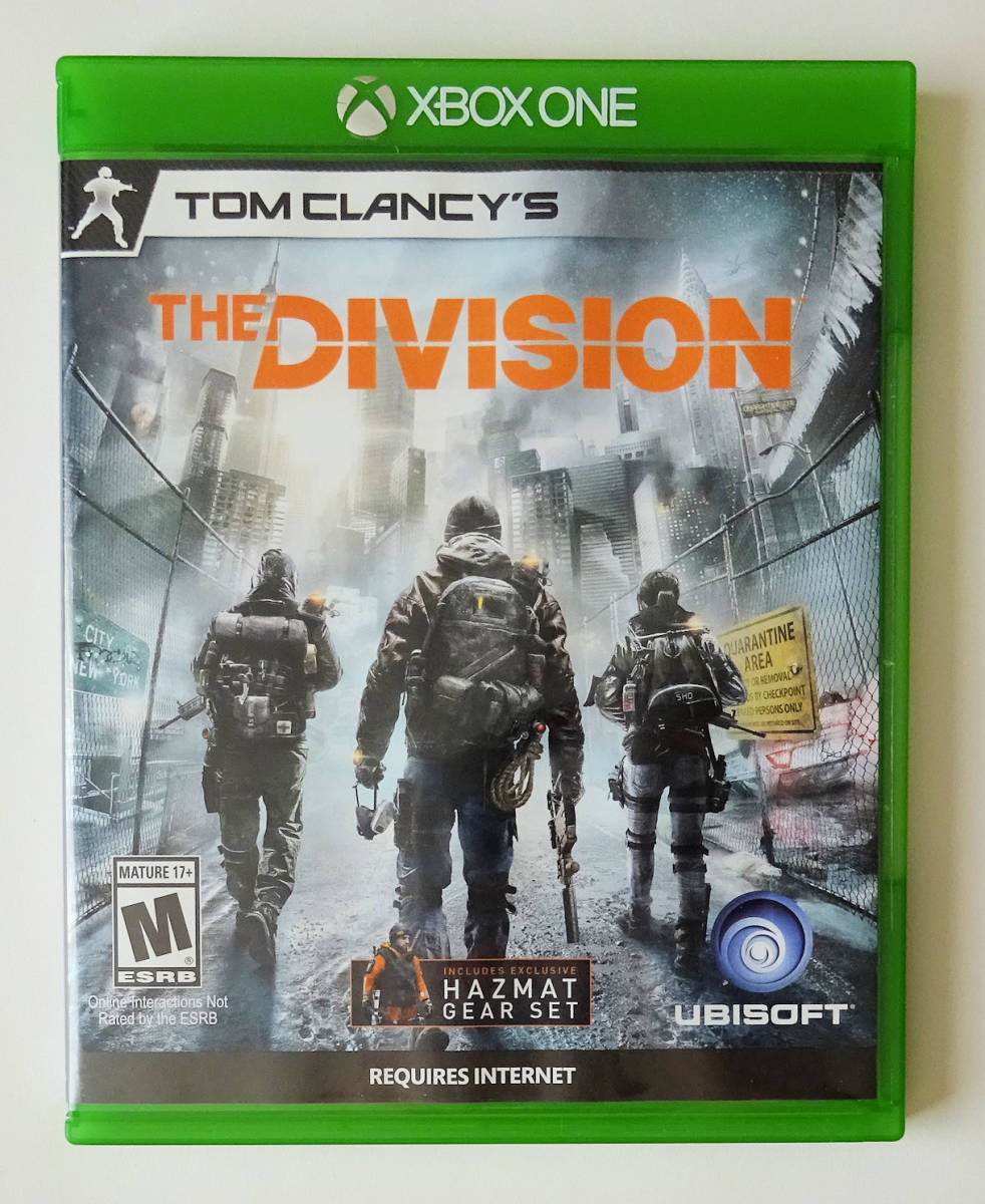 トム・クランシー・ディビジョン Tom Clancy`s THE DIVISION 北米版 ★ XBOX ONE / XBOX SERIES X_画像1