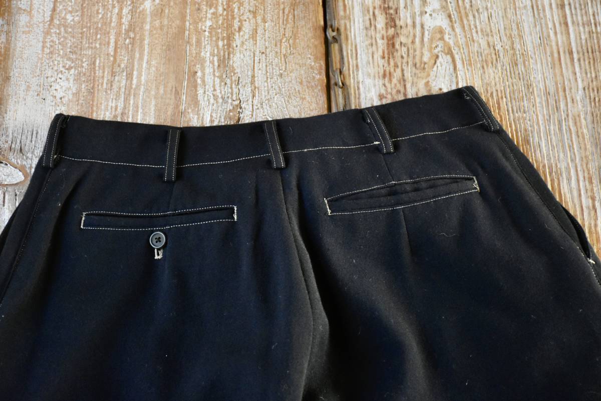 逸品】 プリーツ 2タック ヨウジヤマモト ワイズフォーメン men for