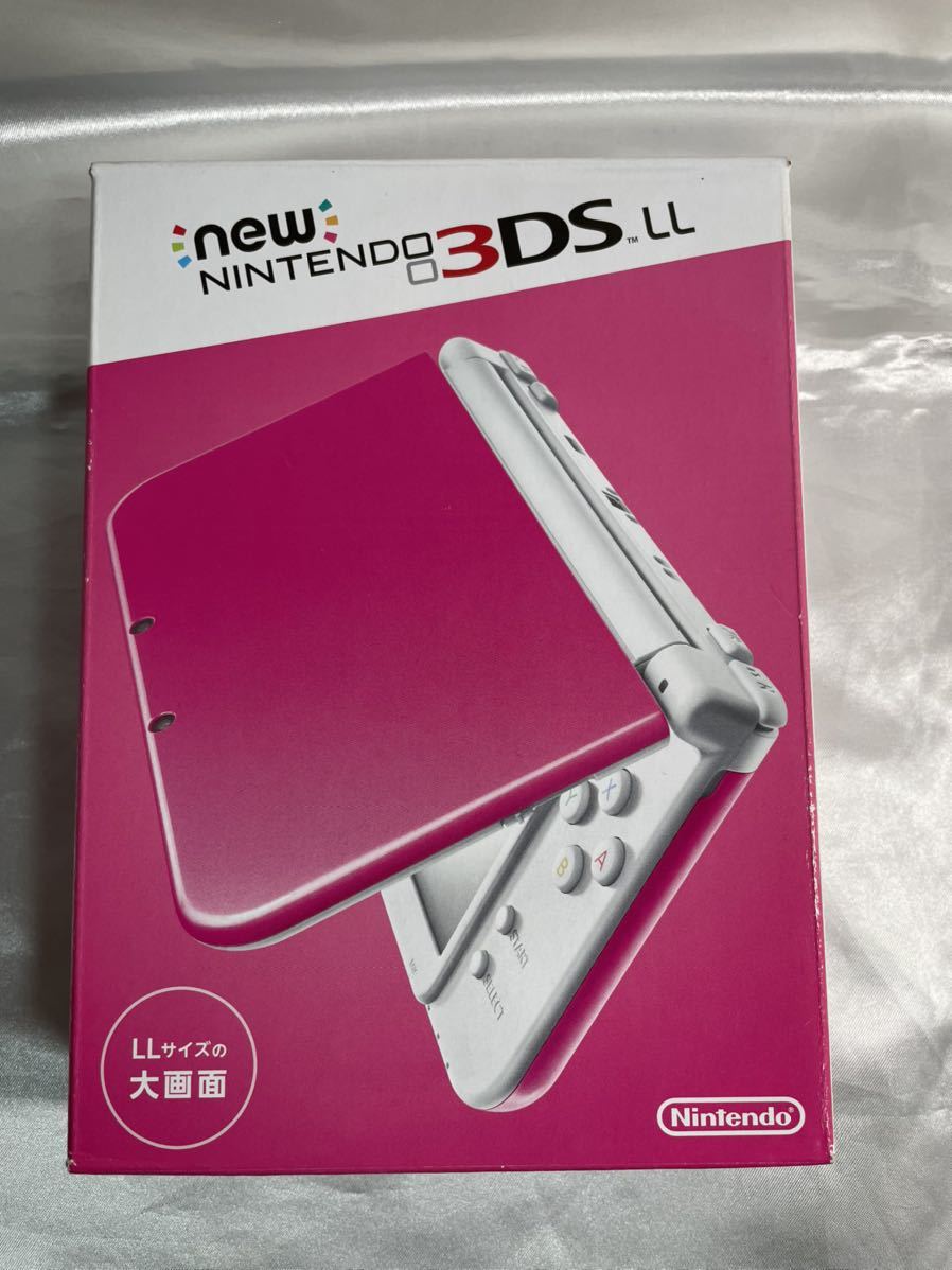 液晶美品 new Nintendo 3dsll ピンク×ホワイト-