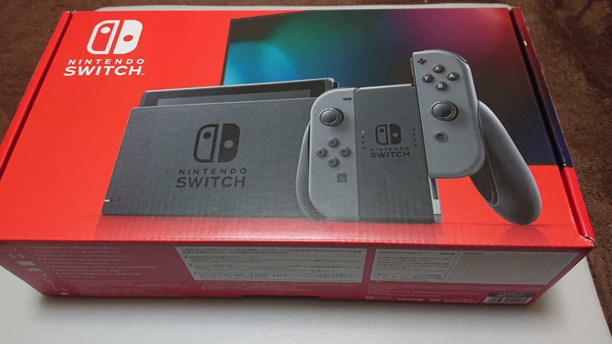 【新品未開封】Nintendo Switch グレー ニンテンドースイッチ本体 テレビゲーム 携帯用ゲームソフト geology.hcmus