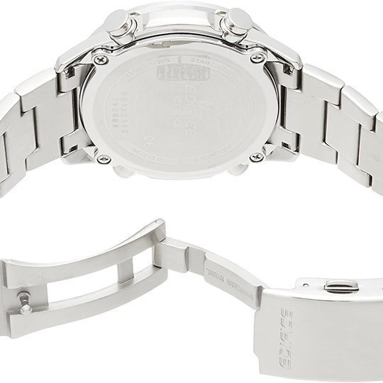 【カシオ】 エディフィス サファイアガラス 新品 EQW-T650D-1AJF シルバー メンズ 腕時計 電波ソーラー 男性 CASIO 未使用品_画像4