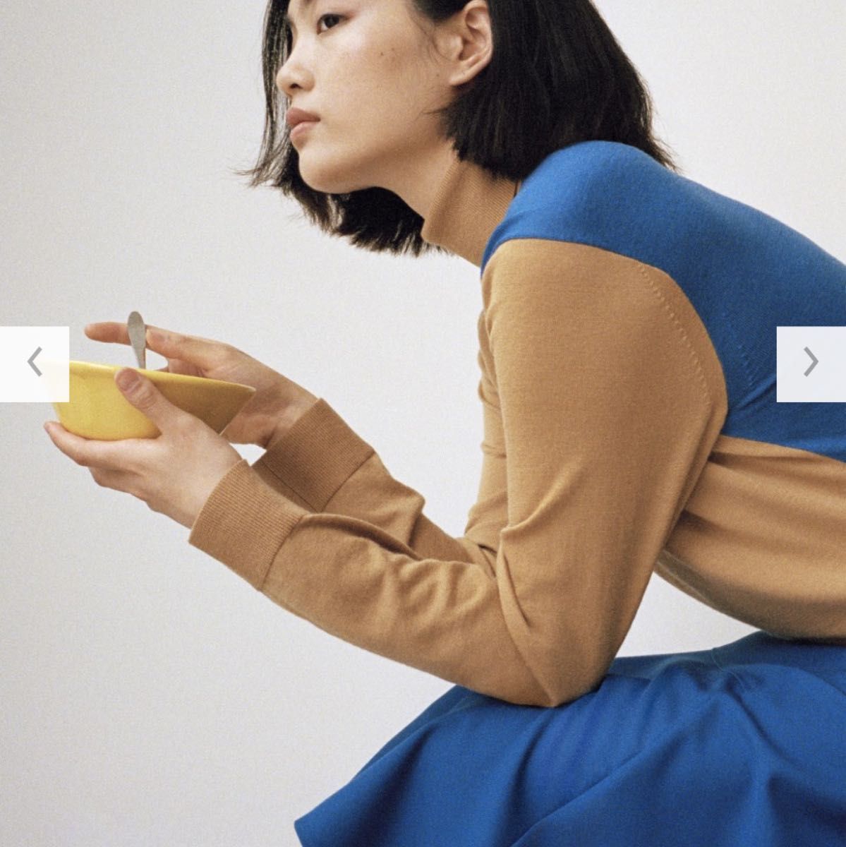 JW ANDERSON ユニクロ アシンメトリー フレアスカート ロイヤル JW ANDERSON ユニクロ アシンメトリー フレアスカート ロイヤル