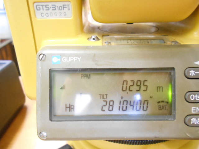 220613測量☆TOPCON☆トプコントータルステーション(光波)GTS 220613測量☆TOPCON☆トプコントータルステーション(光波)GTS