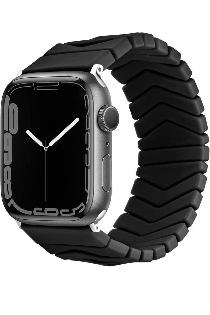 最大84%OFFクーポン アップルウォッチ Apple Watch 耐衝撃バンド ベルト ブラック
