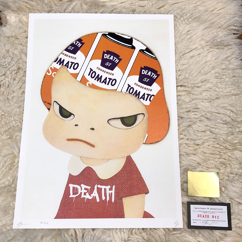 ヤフオク! - DEATH NYC 世界限定100枚 奈良美智 NARAY...