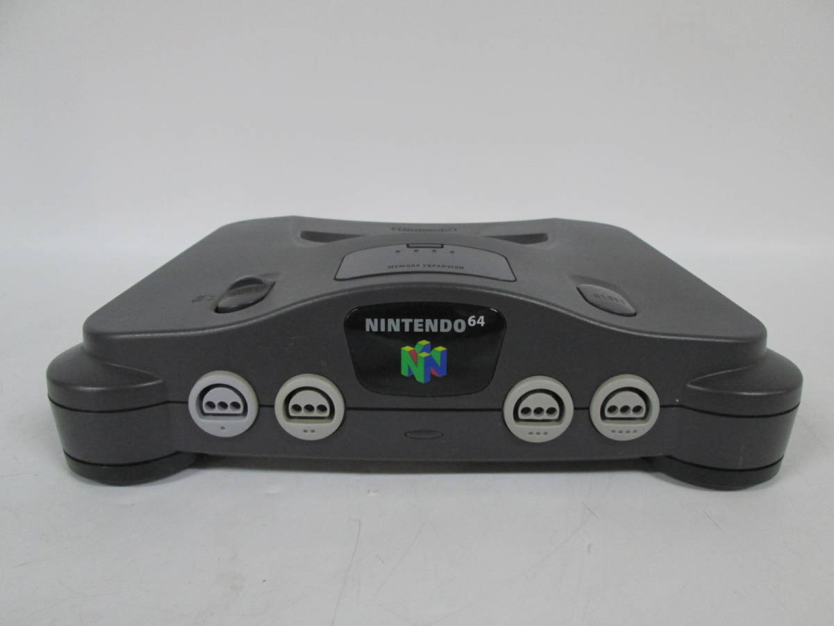 【0130 F8163】未検品 Nintendo 64 本体 NUS-001 ニンテンドウ 64 任天堂 Nintendo + ソフト1本セット 通電OK ジャンク品の画像2