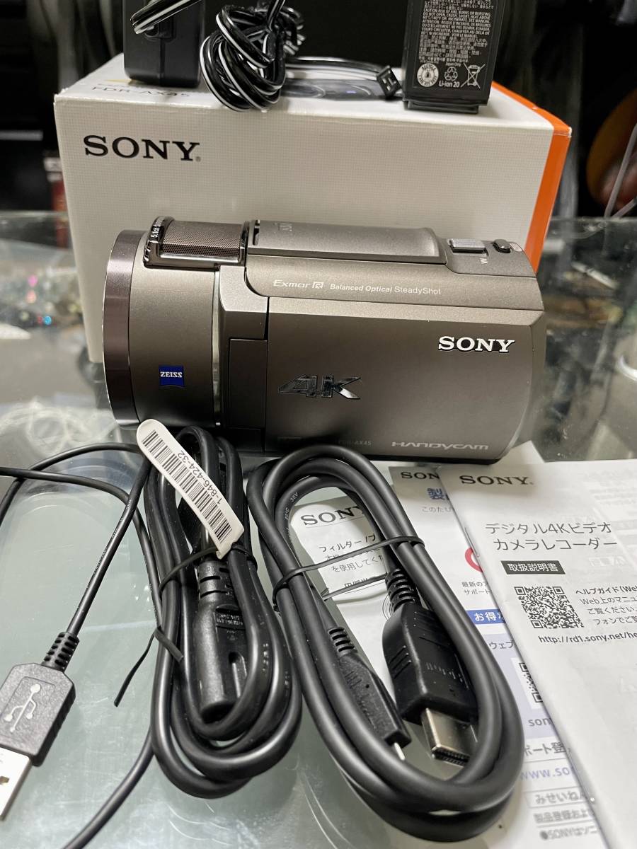 ソニー SONY デジタルビデオカメラ ブロンズブラウン FDR-AX45 カメラ