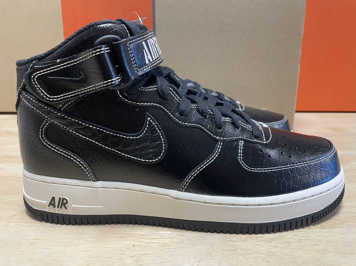 NIKE ナイキ エア フォース 1 MID '07 LX 26.5㎝ 新品 NIKE AIR FORCE 1 MID 07 LV8 ブラック/ペールアイボリー/ブラック SNK777