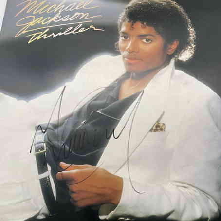 マイケル・ジャクソン 直筆サイン入り LPレコード Michael Jacksonの画像1