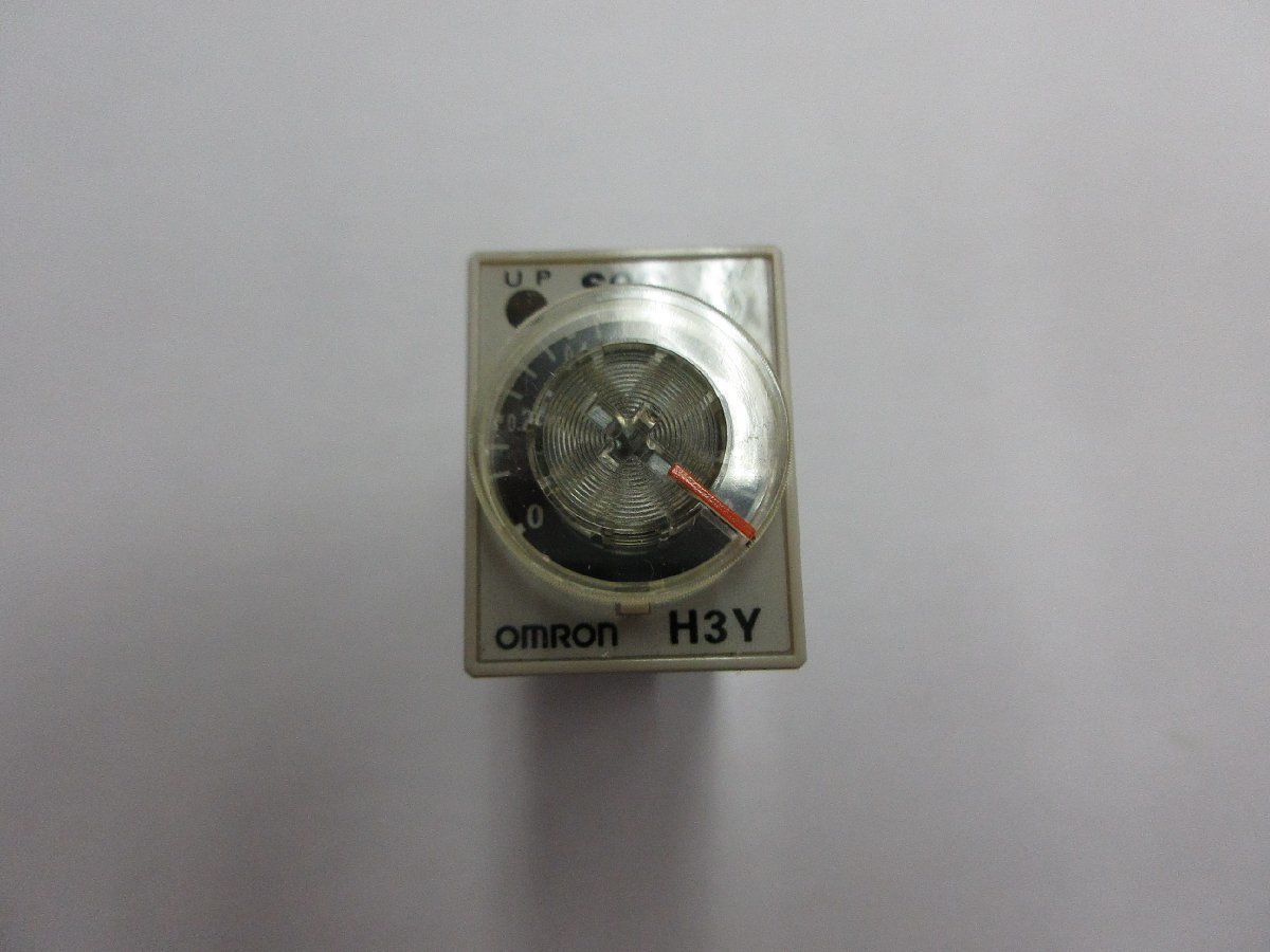 321　OMRON　ソリッドステート・タイマ　H3Y-4　100-120VAC　1S　_画像1