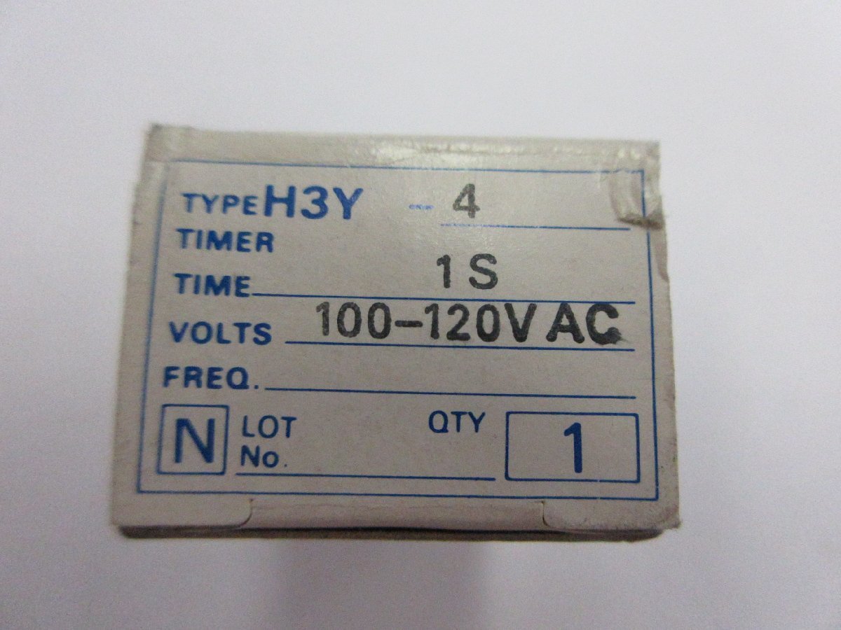 321　OMRON　ソリッドステート・タイマ　H3Y-4　100-120VAC　1S　_画像5