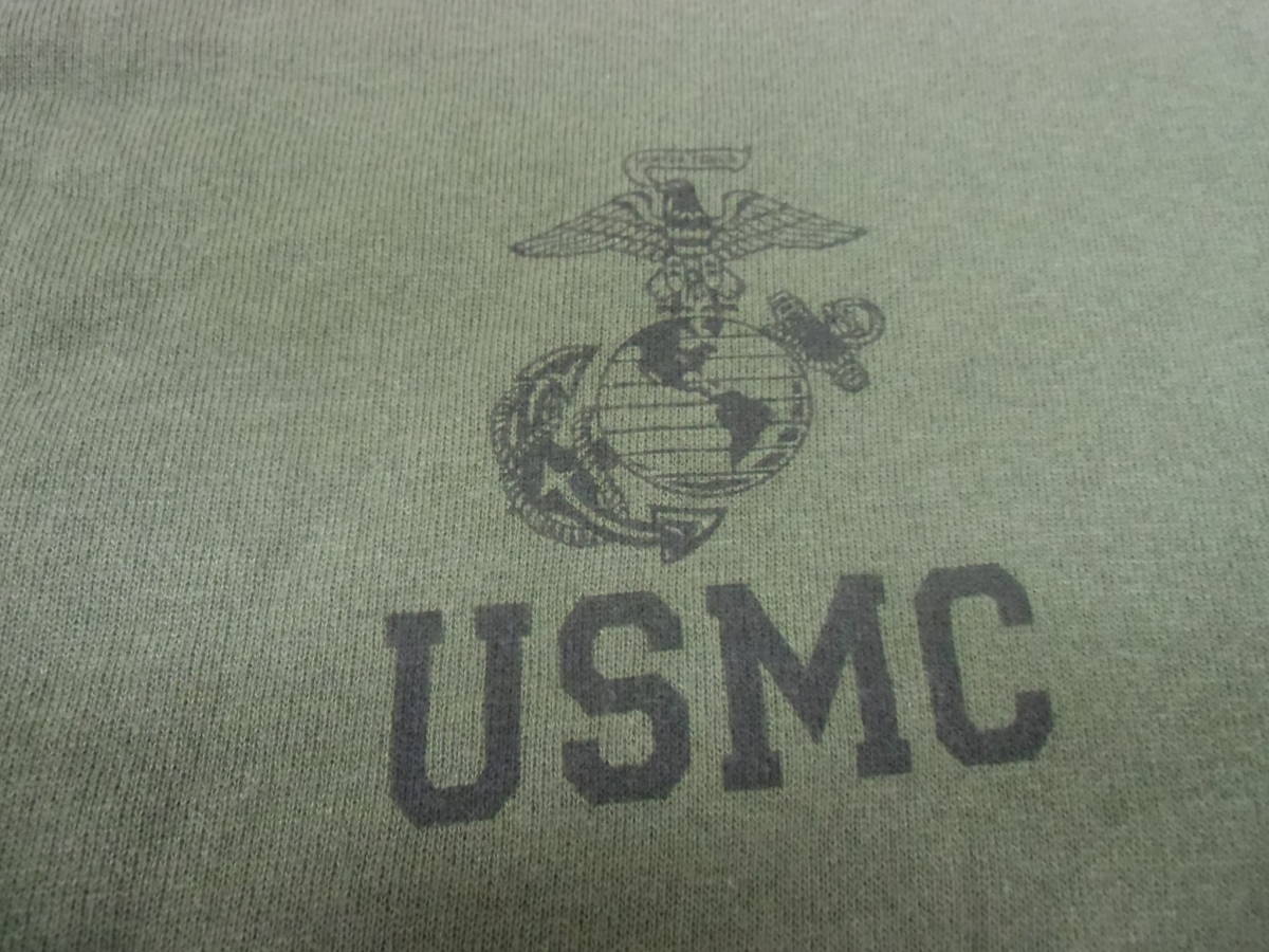 A-4 ミリタリー コンバット サバゲー アメカジ 米軍放出品 実物 USMC MARINE 海兵隊 トレーニングシャツ ウェア トレーナー スウェット Mの画像3