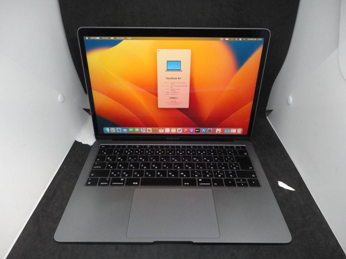 468)Apple MacBook Air 2019年 13インチ Retinaディスプレイ[SSD