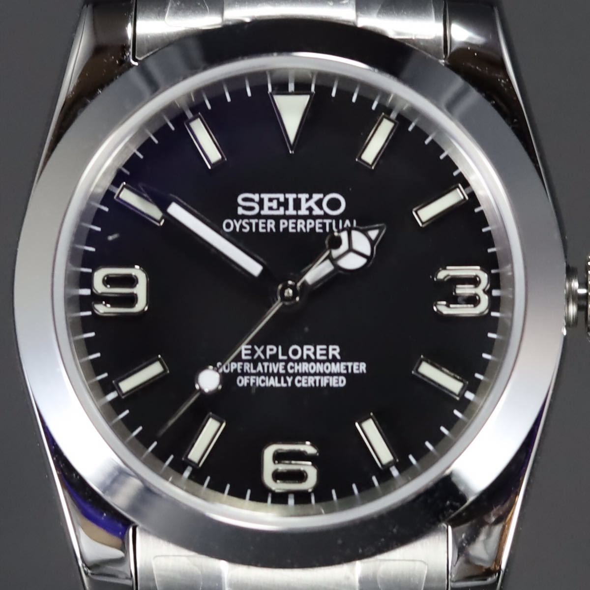 Yahoo!オークション - 1円〜 Seiko mod エクスプローラー風 Yahoo!オークション - 1円〜 Seiko mod エクスプローラー風