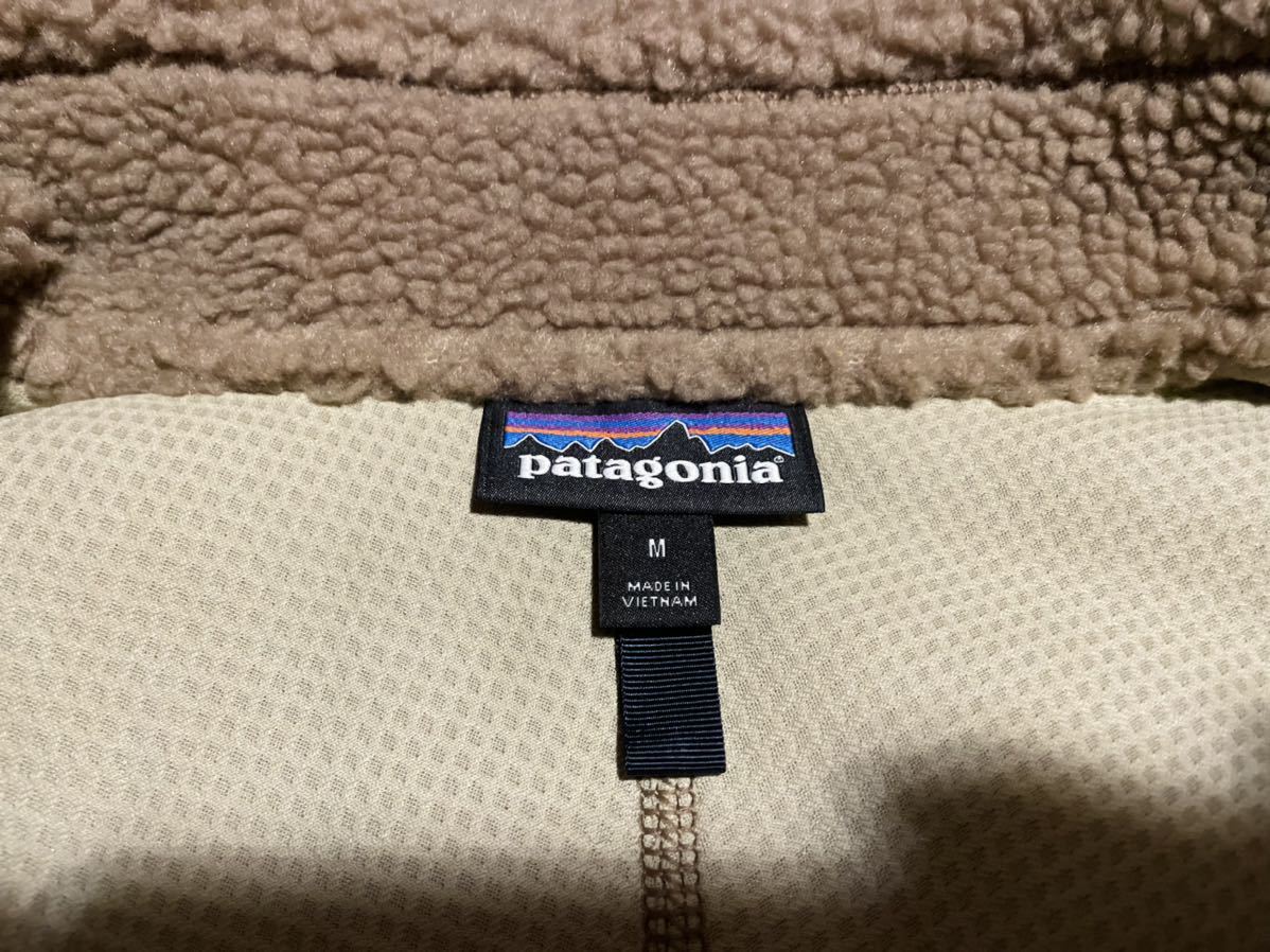 patagonia パタゴニア レトロX フリース レトロカーディガン レトロカーディガンパイル ボア カーキ モジャヴカーキ モジャブカーキ M 美品_画像7