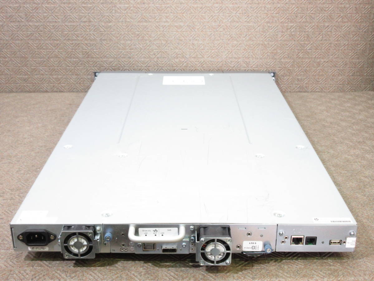 HPE StoreEver 1/8 G2 Tape Autoloader LTO5 ドライブテープオートローダー (No.P879)の画像2