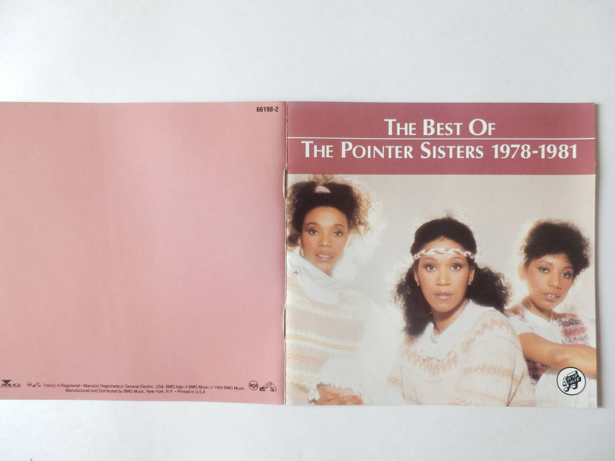 CD/ポインター.シスターズ/Pointer Sisters- Best 1978-1981/Fire:Pointer Sisters/The Love Too Good To Last/Slow Hand:Pointer Sisters_画像9