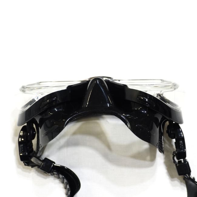 TUSA マスク トライクエスト ダイビング 三眼マスク ブラックシリコンの画像7
