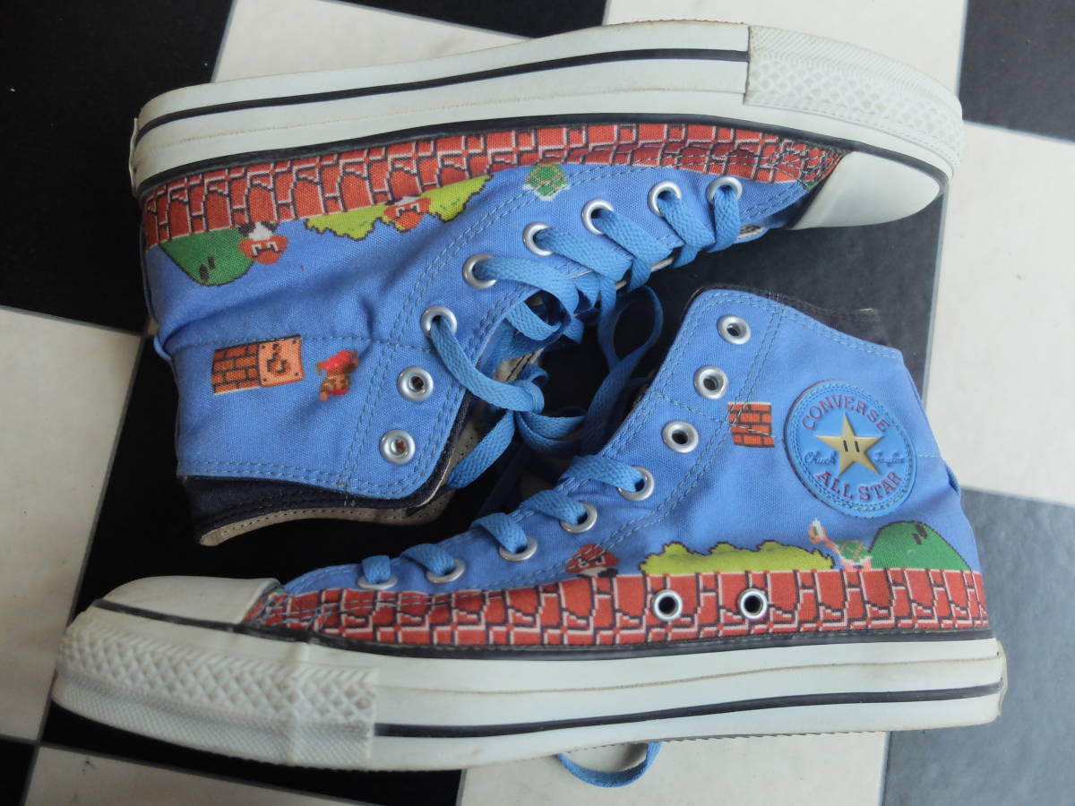 CONVERSE Converse sneakers 26.5cm us8 old clothes American Casual is ikatto all Star super Mario retro game rare collaboration 